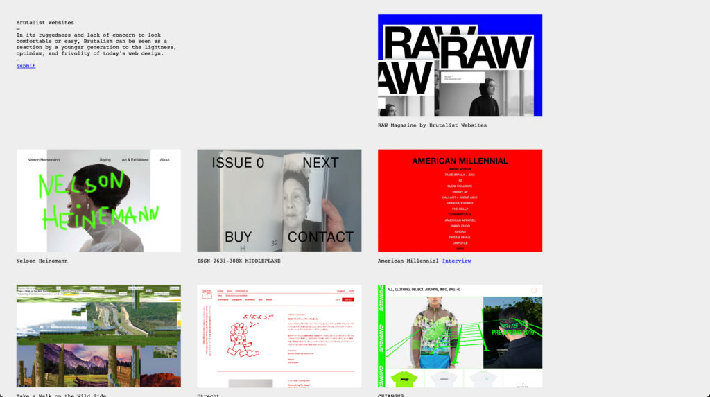 brutalist-websites - Showit