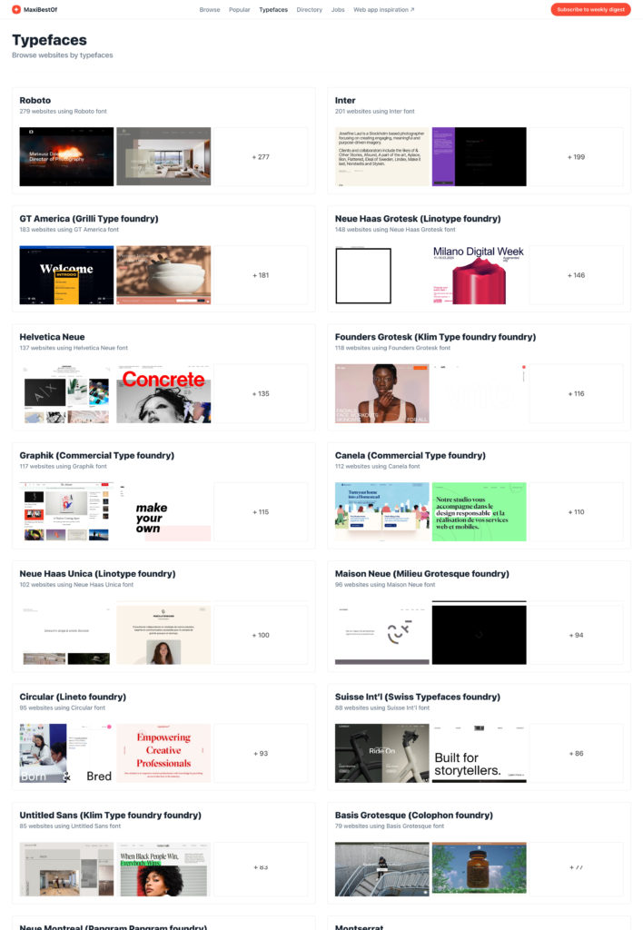 maxi-best-of-typeface - Showit Maxi Best Of typeface page for website inspiration