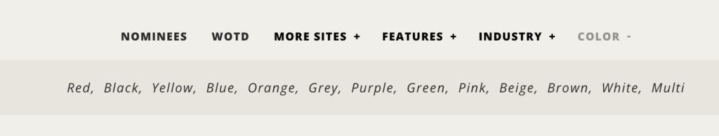 image - Showit CSS Design Awards color filter